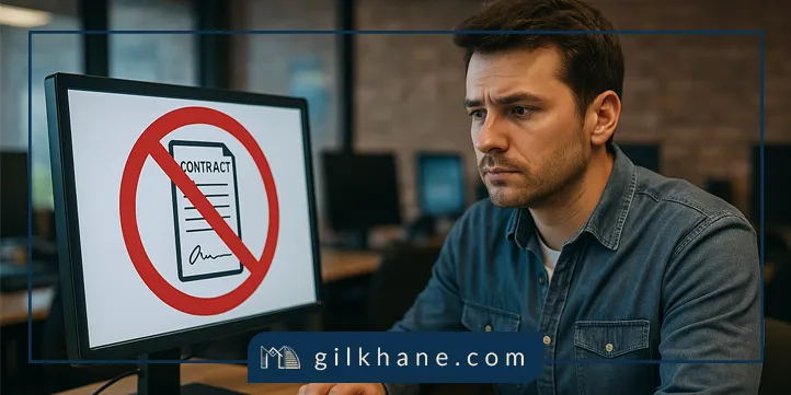 ممنوعیت تنظیم قرارداد توسط کافی نت